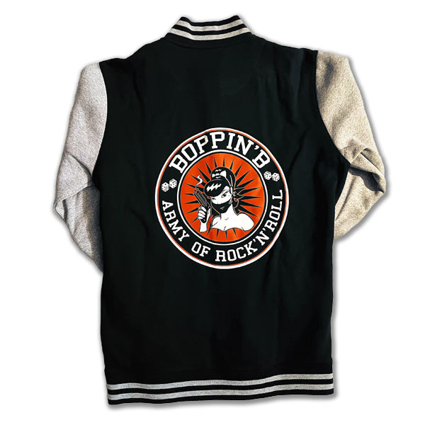 1006 Boppin' B College Jacke "Army of Rock n Roll" UNISEX